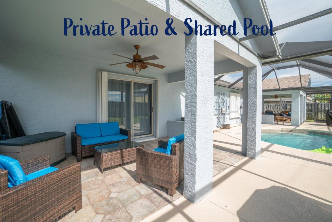 Serene Seaside Retreat - Dog Friendly - 2Br Townhouse With Shared Heated Pool Steps To Paradise Beach! 멜버른 외부 사진